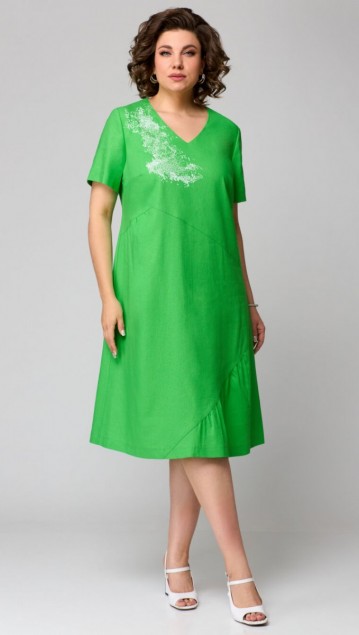 Мишель стиль Платье 1196 Зеленый фото 3