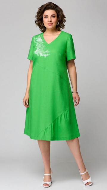 Мишель стиль Платье 1196 Зеленый 