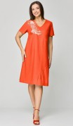 Мишель стиль Платье 1196 Оранжевый фото 4