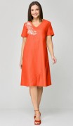 Мишель стиль Платье 1196 Оранжевый фото 6