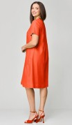 Мишель стиль Платье 1196 Оранжевый фото 3